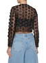 Back View - Click To Enlarge - EPINGLER - 3D Flower Cardigan