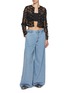Figure View - Click To Enlarge - EPINGLER - 3D Flower Cardigan