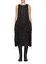 Main View - Click To Enlarge - EPINGLER - 3D Flower Midi Dress