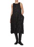 Figure View - Click To Enlarge - EPINGLER - 3D Flower Midi Dress