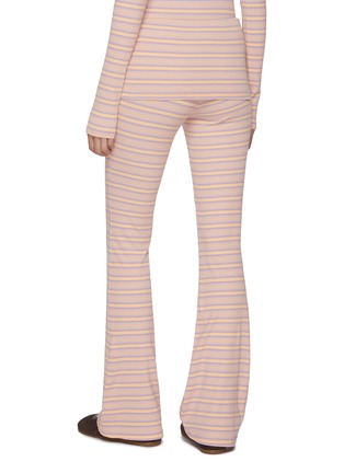 Back View - Click To Enlarge - SUNDAYFRUITMARKET - Stripe Layered Flare Pants