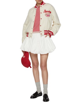 Figure View - Click To Enlarge - SUNDAYFRUITMARKET - Berry Farm Varsity Jacket