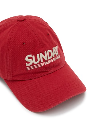 Detail View - Click To Enlarge - SUNDAYFRUITMARKET - Sunday Washed Cotton Baseball Cap