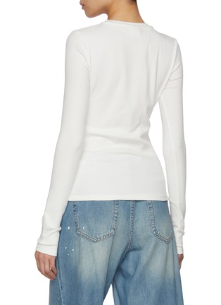 Back View - Click To Enlarge - SUNDAYFRUITMARKET - Hotfix Letter T-Shirt