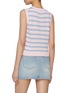 Back View - Click To Enlarge - SUNDAYFRUITMARKET - Striped Cropped Cotton Vest