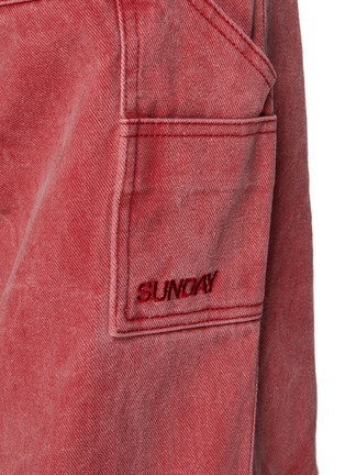  - SUNDAYFRUITMARKET - Washed Wide Leg Cotton Pants