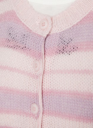  - SUNDAYFRUITMARKET - Stripe Cropped Cardigan