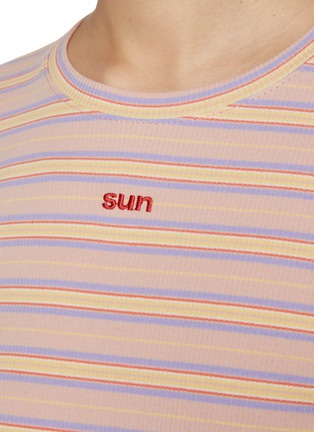  - SUNDAYFRUITMARKET - Stripe Long Sleeve T-Shirt