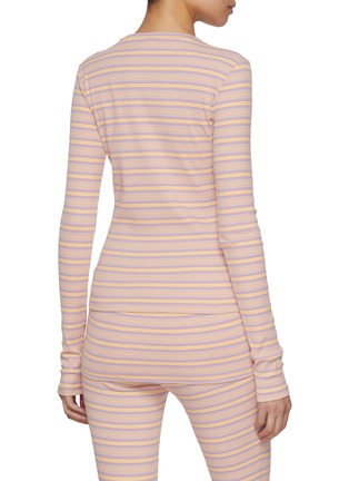 Back View - Click To Enlarge - SUNDAYFRUITMARKET - Stripe Long Sleeve T-Shirt