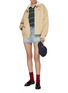 Figure View - Click To Enlarge - SUNDAYFRUITMARKET - Sun Washed Cotton Jacket