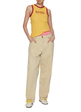 Figure View - Click To Enlarge - SUNDAYFRUITMARKET - Baggy Tapered Cotton Pants
