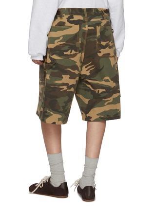 Back View - Click To Enlarge - SUNDAYFRUITMARKET - Camo Cotton Shorts