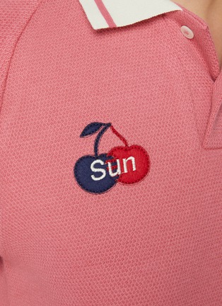  - SUNDAYFRUITMARKET - Cherry Waffle Polo Shirt