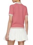 Back View - Click To Enlarge - SUNDAYFRUITMARKET - Cherry Waffle Polo Shirt