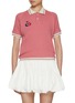 Main View - Click To Enlarge - SUNDAYFRUITMARKET - Cherry Waffle Polo Shirt