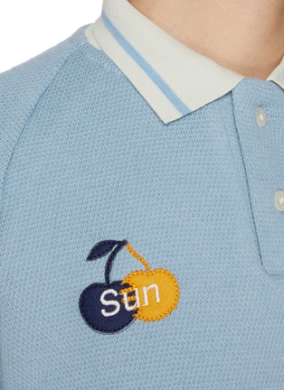  - SUNDAYFRUITMARKET - Cherry Waffle Polo Shirt