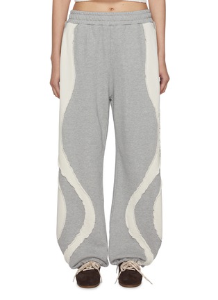 Main View - Click To Enlarge - SUNDAYFRUITMARKET - Wave Cotton Sweatpants