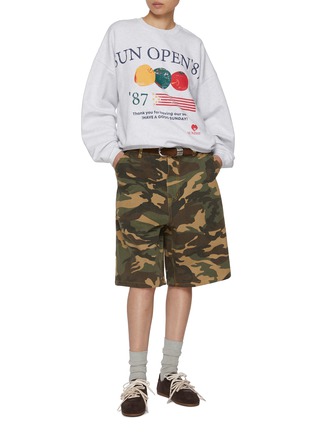 Figure View - Click To Enlarge - SUNDAYFRUITMARKET - Sun Open Print Sweatshirt