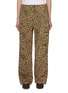 Main View - Click To Enlarge - SUNDAYFRUITMARKET - Leopard Print Cotton Cargo Pants