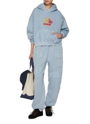 Figure View - Click To Enlarge - SUNDAYFRUITMARKET - Sunday Patch Sweatpants