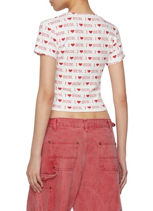 Back View - Click To Enlarge - SUNDAYFRUITMARKET - I Love Sun T-Shirt