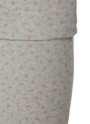  - SUNDAYFRUITMARKET - Flower Layered Flared Cotton Pants