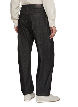 Back View - Click To Enlarge - LEMAIRE - Heavy Slate Twisted Denim Jeans