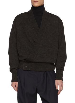Main View - Click To Enlarge - LEMAIRE - Wrapped Knit Cardigan