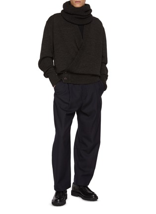 Figure View - Click To Enlarge - LEMAIRE - Wrapped Knit Cardigan