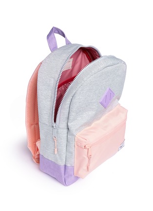 Detail View - Click To Enlarge - HERSCHEL SUPPLY CO. - 'Heritage' colourblock canvas 16L youth backpack