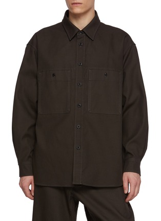 Main View - Click To Enlarge Main View - Click To Enlarge - LEMAIRE - Utility Cotton Overshirt
