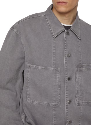  - LEMAIRE - Light Washed Garment Dyed Denim Workwear Overshirt