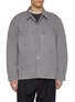Main View - Click To Enlarge - LEMAIRE - Light Washed Garment Dyed Denim Workwear Overshirt