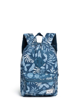 Main View - Click To Enlarge - HERSCHEL SUPPLY CO. - 'Heritage' hawaiian print canvas 9L kids backpack