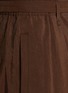  - LEMAIRE - Belted Pleated Silk Blend Pants