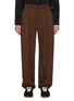 Main View - Click To Enlarge - LEMAIRE - Belted Pleated Silk Blend Pants