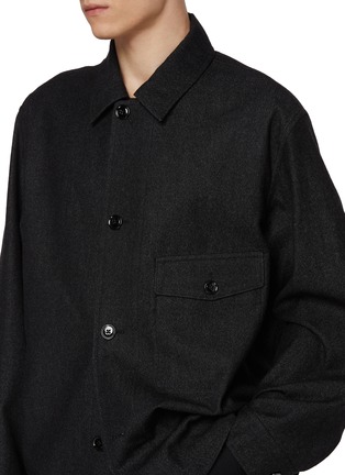  - LEMAIRE - Single Pocket Cotton Wool Twill Overshirt