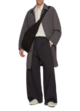 Figure View - Click To Enlarge - LEMAIRE - Wide Leg Utility Cotton Pants