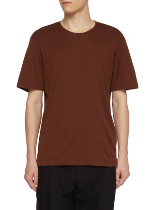 Main View - Click To Enlarge - LEMAIRE - U-Neck T-Shirt