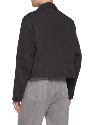 Back View - Click To Enlarge - LEMAIRE - Garment Dyed Short Cotton Twill Utility Jacket