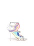 Main View - Click To Enlarge - SOPHIA WEBSTER - 'Fire Bird' wing mirror leather sandals