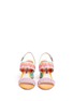 Front View - Click To Enlarge - SOPHIA WEBSTER - 'Clarice' strass pavé sandals