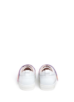 Back View - Click To Enlarge - SOPHIA WEBSTER - 'Fire Bird' low top leather sneakers