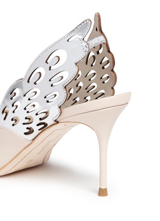 Detail View - Click To Enlarge - SOPHIA WEBSTER - 'Angelo' angel wing leather slingback pumps