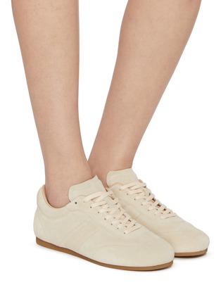 Figure View - Click To Enlarge - LEMAIRE - Soft Runner Suede Women's Sneakers