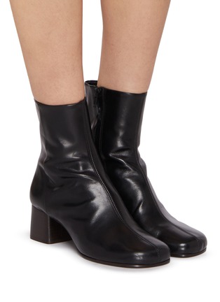 Figure View - Click To Enlarge - LEMAIRE - Anatomic 55 Glossy Leather Boots