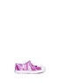Main View - Click To Enlarge - NATIVE  - 'Juniper' marble effect perforated toddler slip-ons