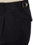  - NOTHING WRITTEN - Gato Pleated Front Cotton Tuck Pants