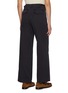 Back View - Click To Enlarge - NOTHING WRITTEN - Gato Pleated Front Cotton Tuck Pants