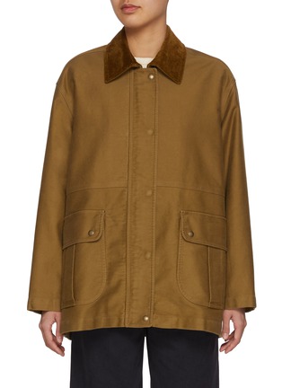 Main View - Click To Enlarge - NOTHING WRITTEN - Mole Skin Hunting Cotton Jacket